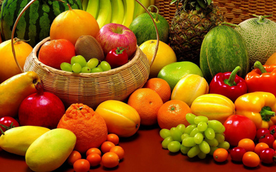 frutas e legumes