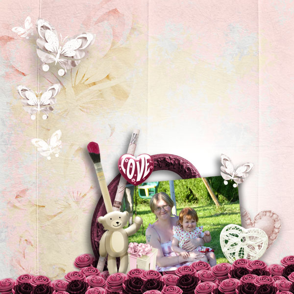 cherry love and roses kit simplette page yas